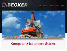Tablet Screenshot of h-becker.de
